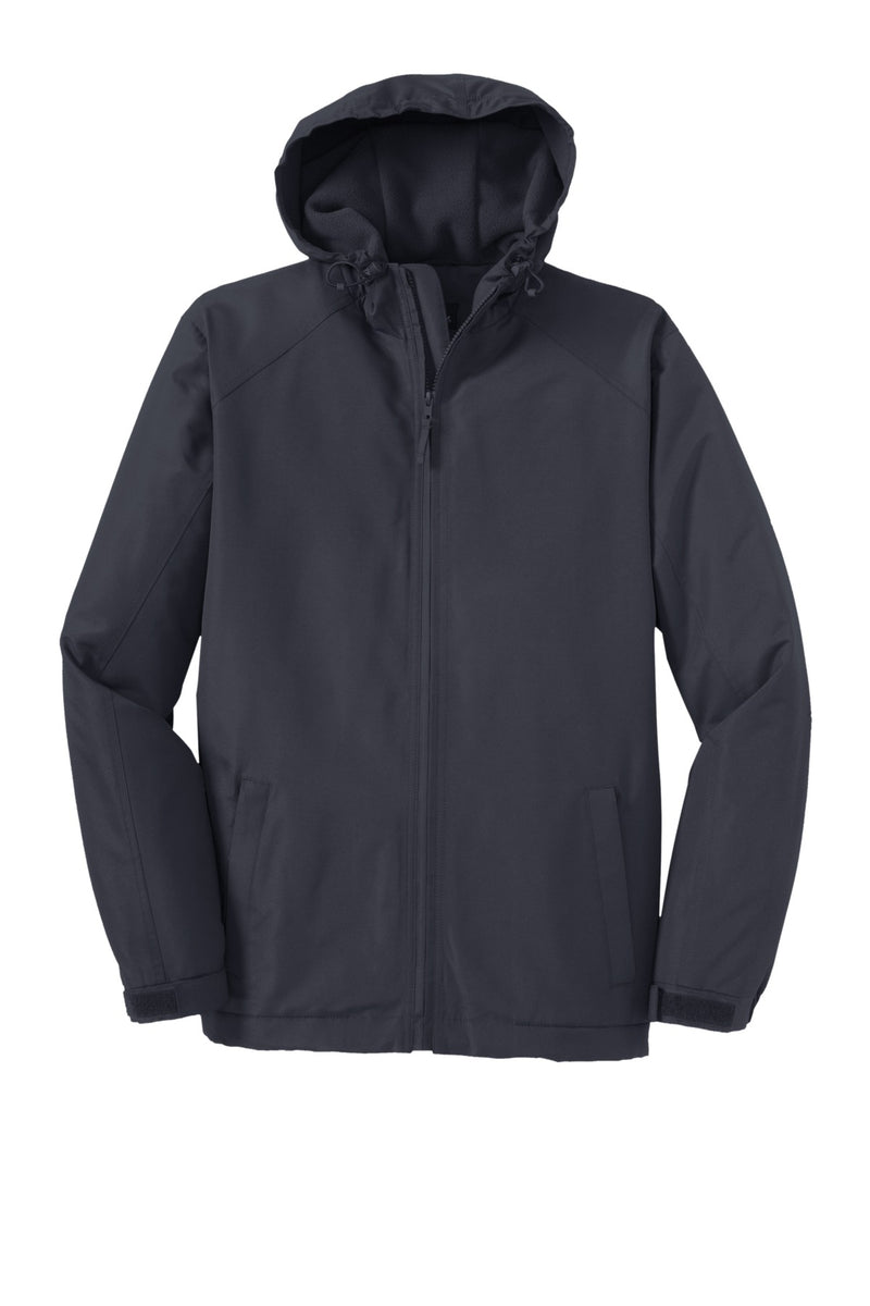 Port Authority Hooded Charger Jacket - Battleship Grey