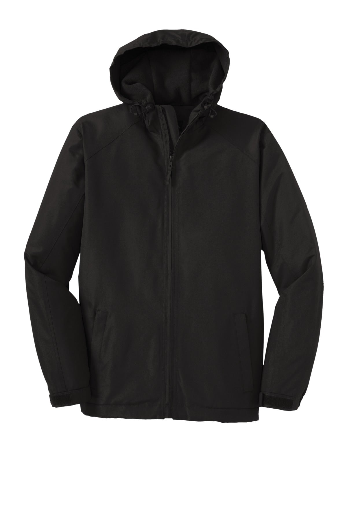Port Authority Hooded Charger Jacket - True Black