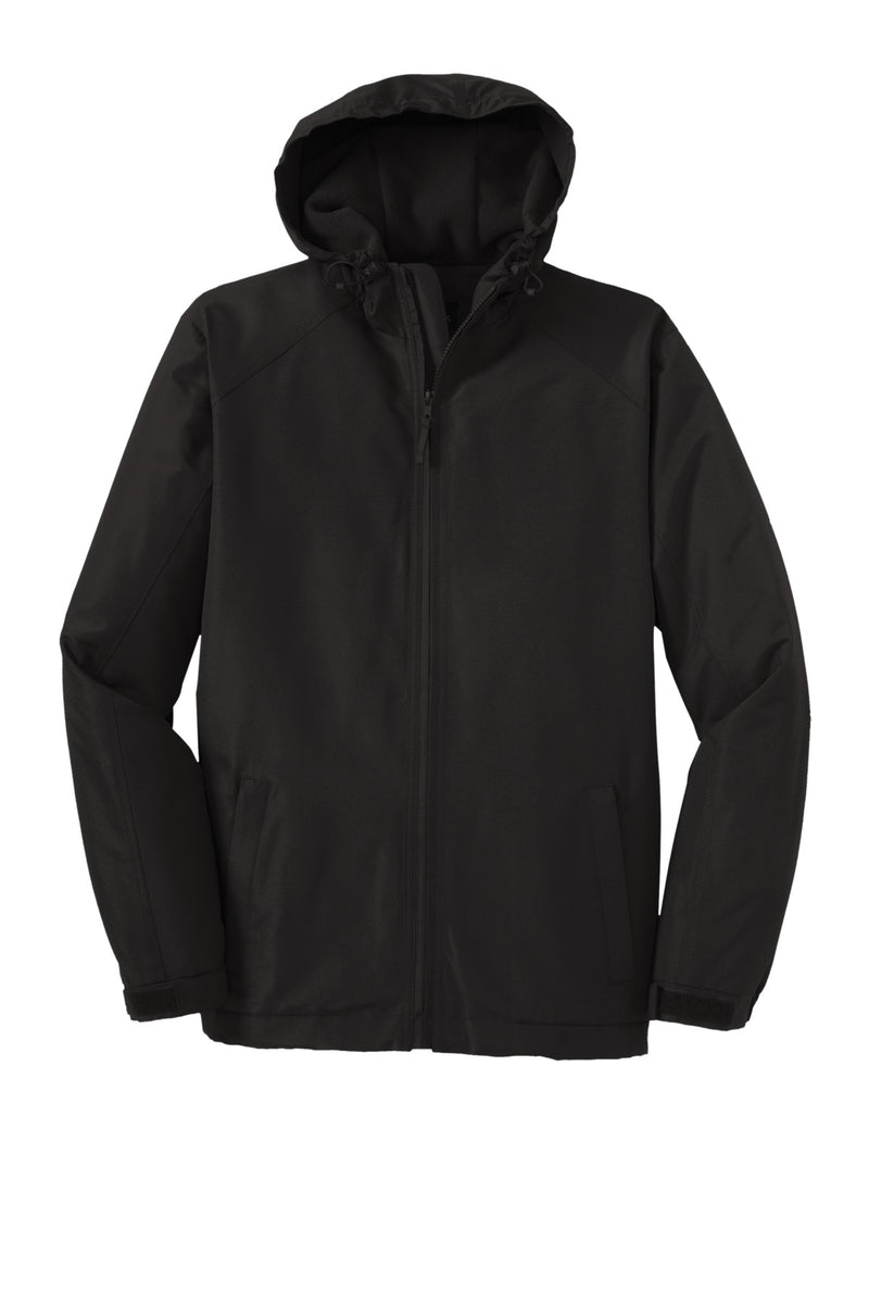 Port Authority Hooded Charger Jacket - True Black