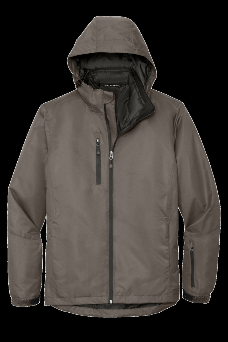 Port Authority Vortex Waterproof 3-in-1 Jacket - Deep Smoke/ Charcoal