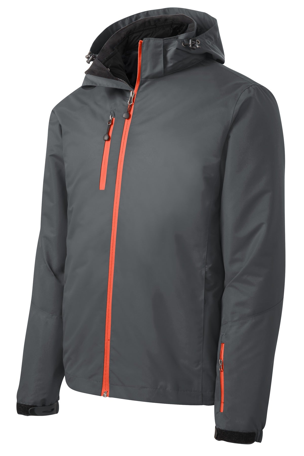 Port Authority Vortex Waterproof 3-in-1 Jacket - Magnet/ Orange