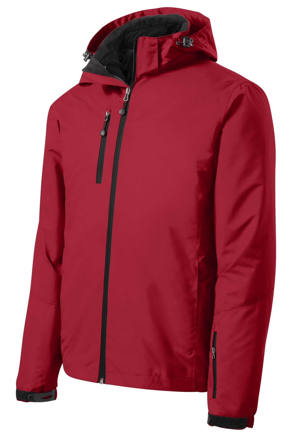 Port Authority Vortex Waterproof 3-in-1 Jacket - Rich Red/ Black