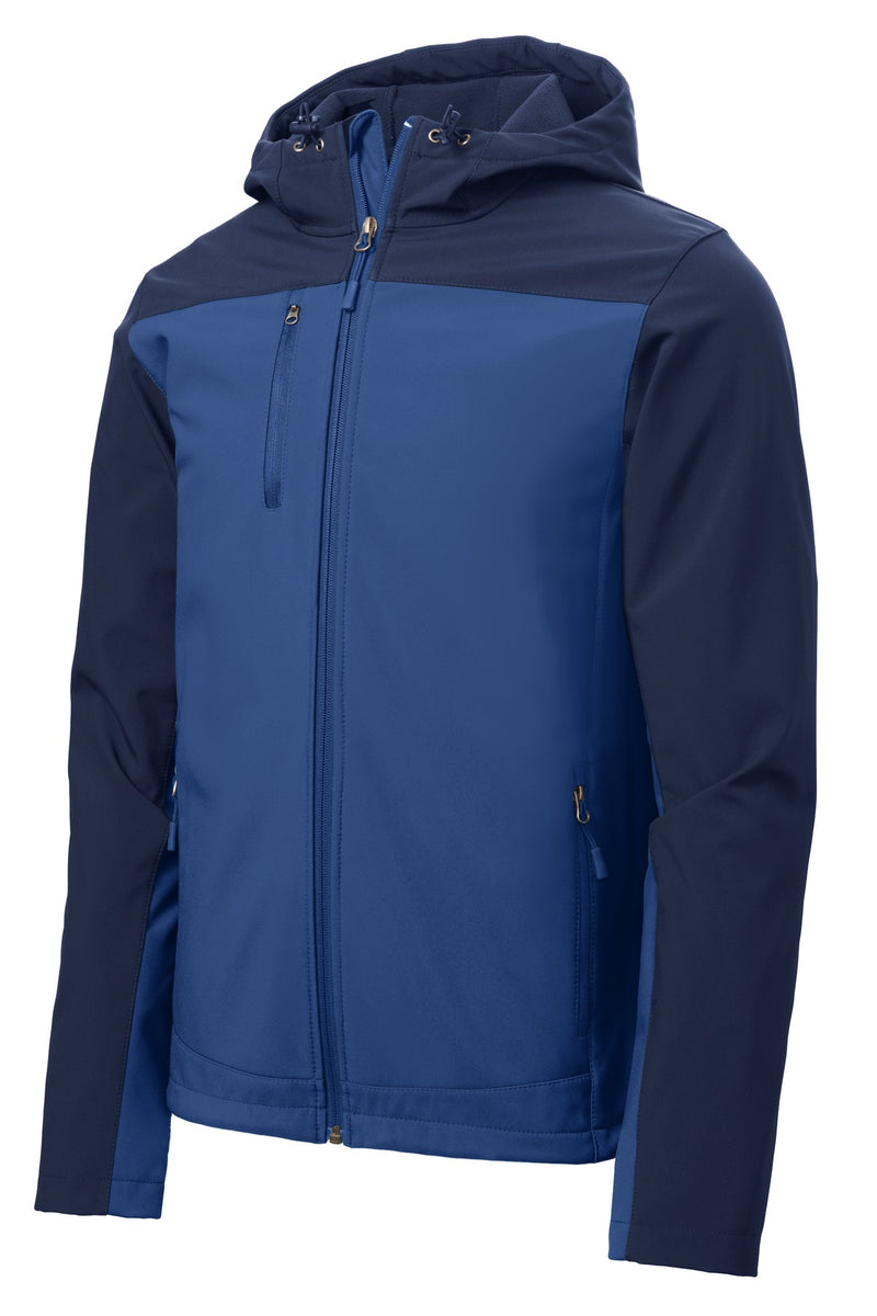 Port Authority Hooded Core Soft Shell Jacket - Night Sky Blue/ Dress Blue Navy