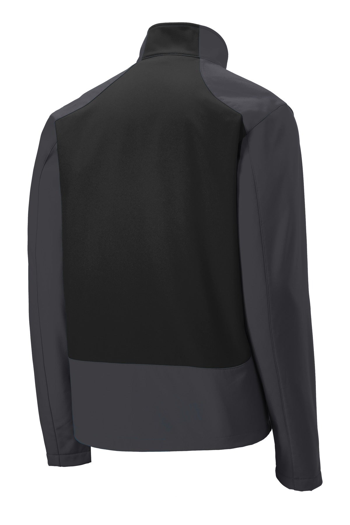 Port Authority Back-Block Soft Shell Jacket - Battleship Grey/ Black