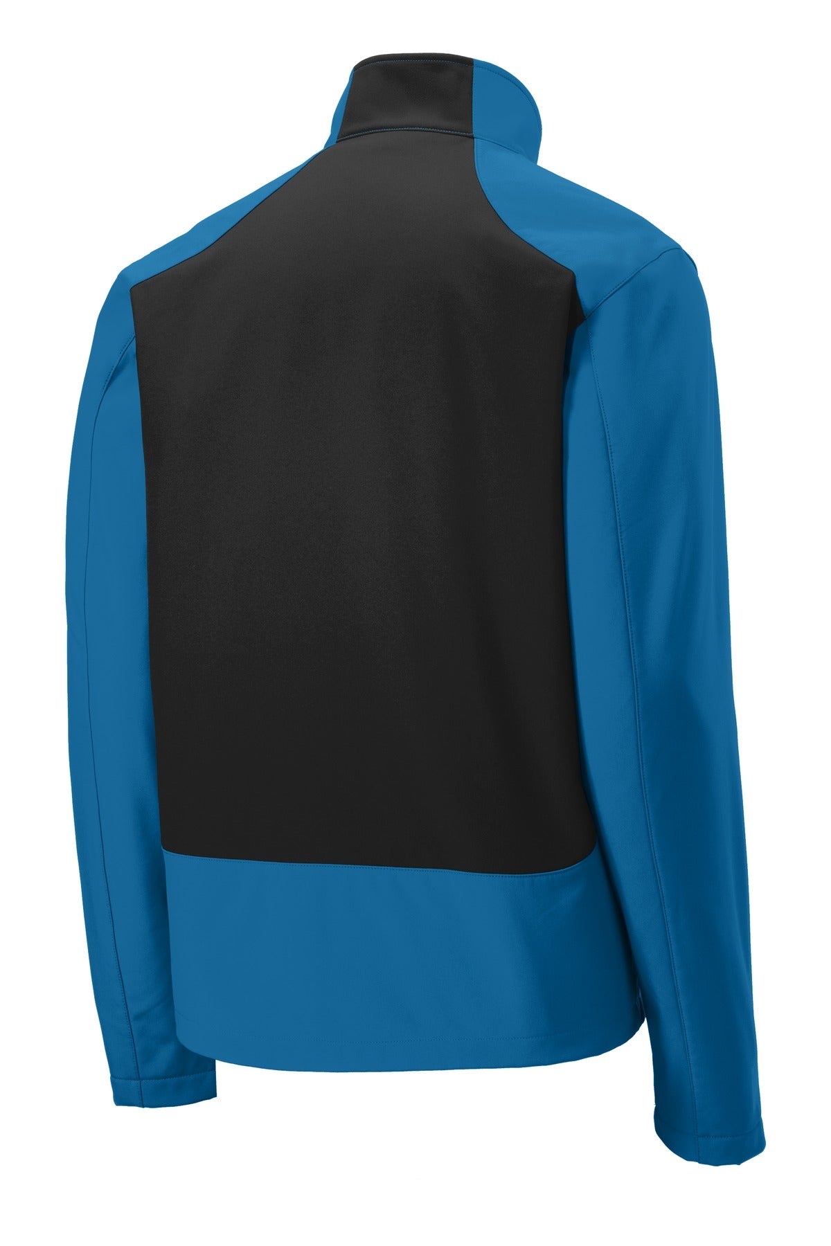 Port Authority Back-Block Soft Shell Jacket - Imperial Blue/ Black