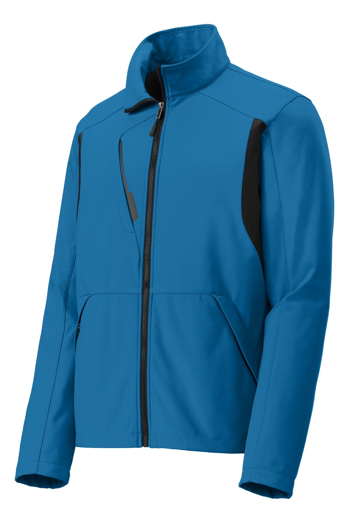 Port Authority Back-Block Soft Shell Jacket - Imperial Blue/ Black