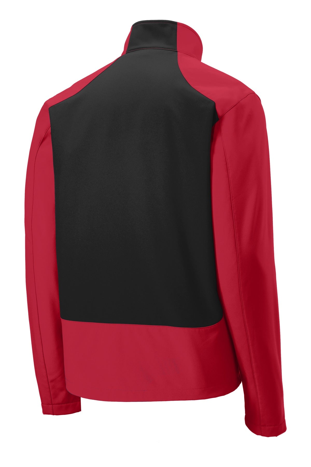 Port Authority Back-Block Soft Shell Jacket - Rich Red/ Black