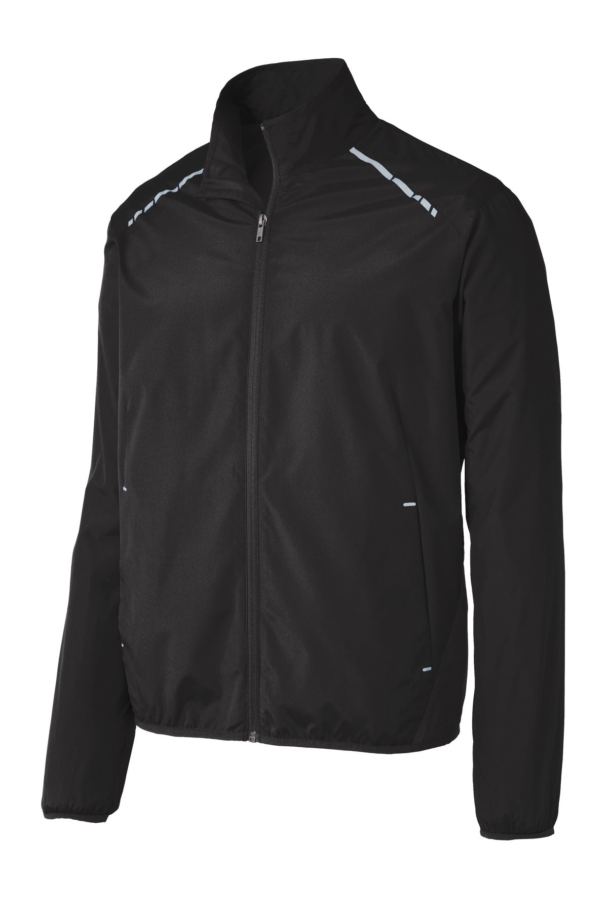 Port Authority Zephyr Reflective Hit Full-Zip Jacket - Black