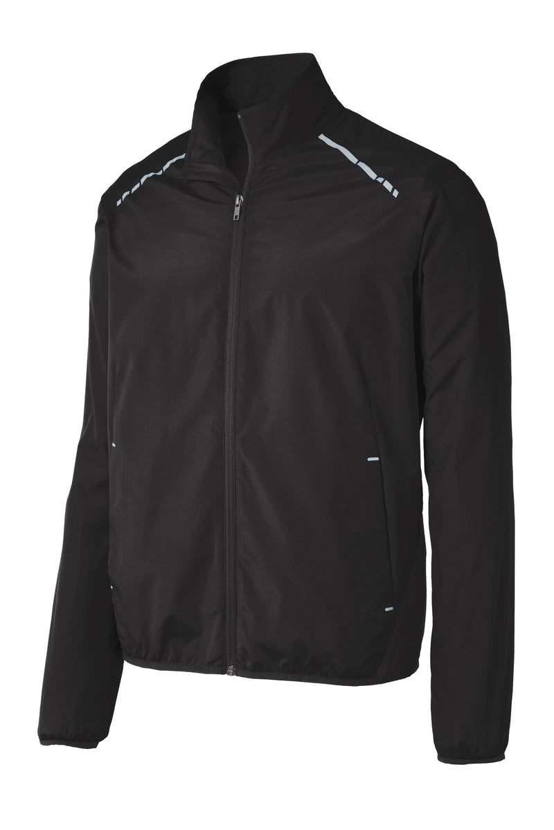Port Authority Zephyr Reflective Hit Full-Zip Jacket - Black