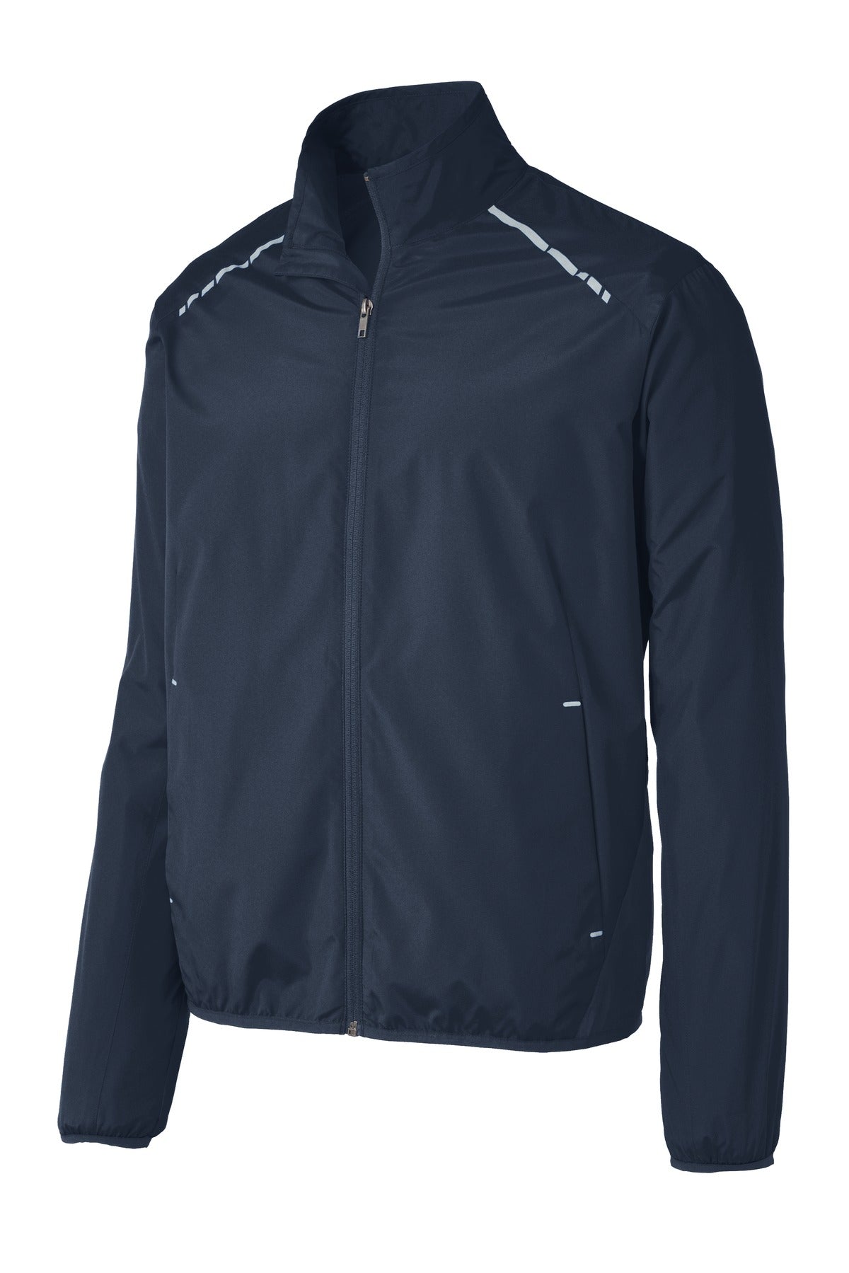 Port Authority Zephyr Reflective Hit Full-Zip Jacket - Dress Blue Navy