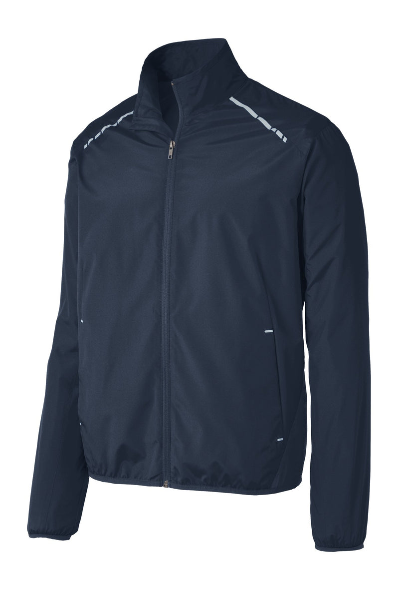 Port Authority Zephyr Reflective Hit Full-Zip Jacket - Dress Blue Navy
