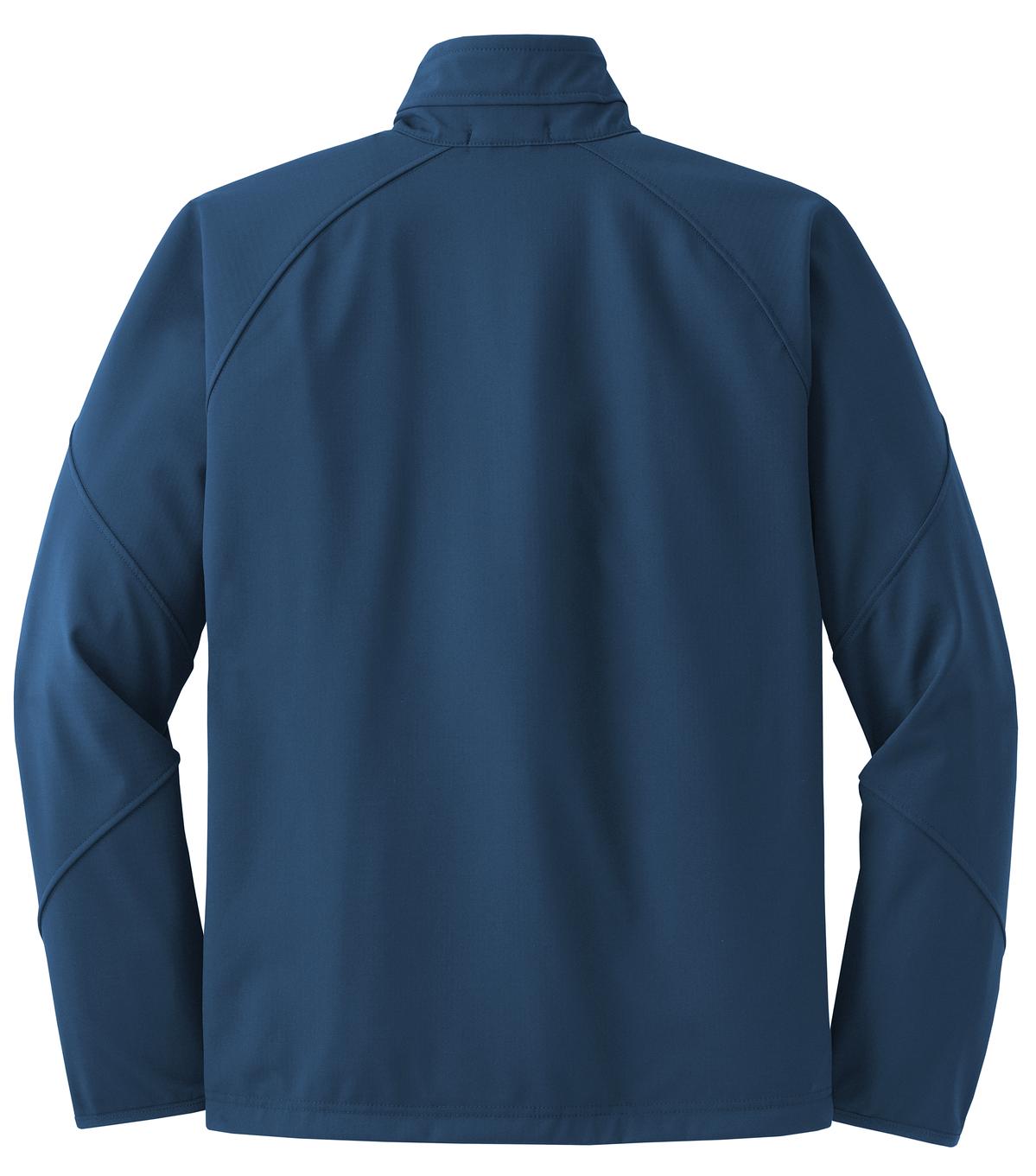 Port Authority Textured Soft Shell Jacket - Insignia Blue