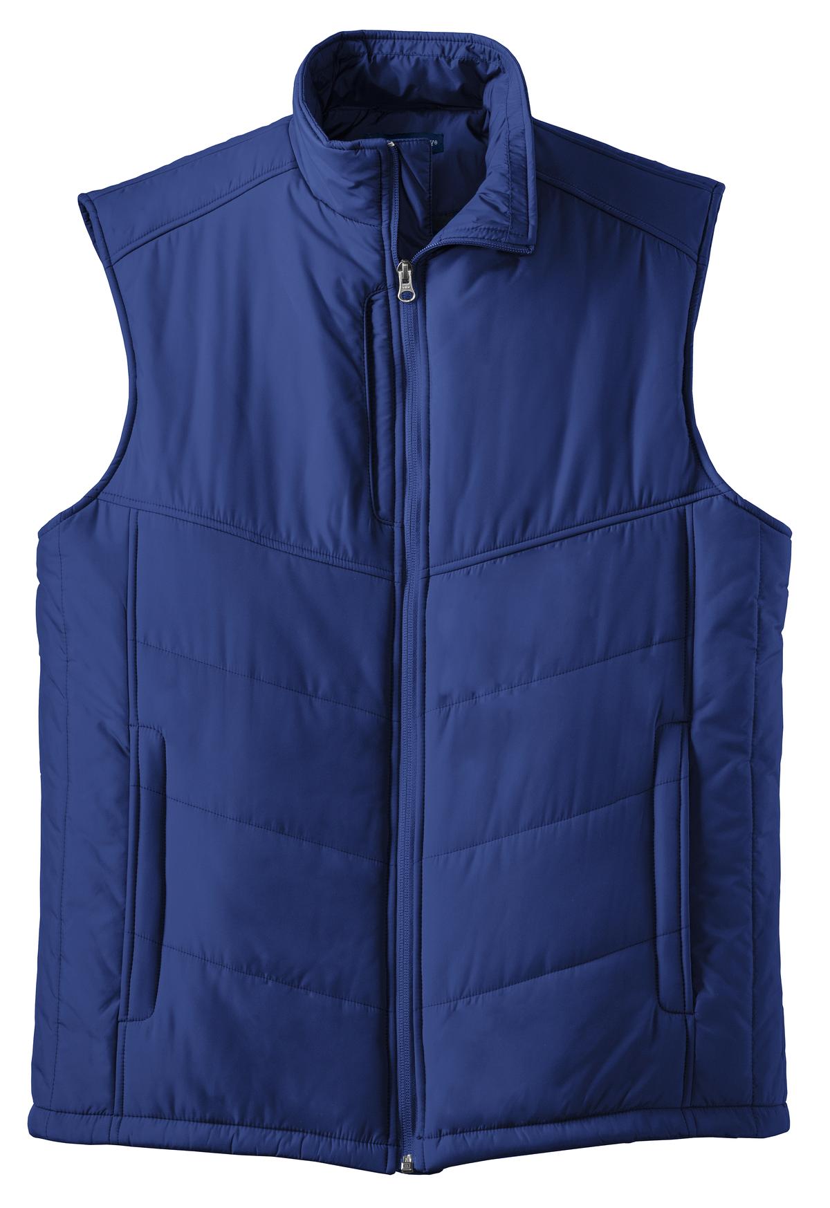Port Authority Puffy Vest - Mediterranean Blue/ Black