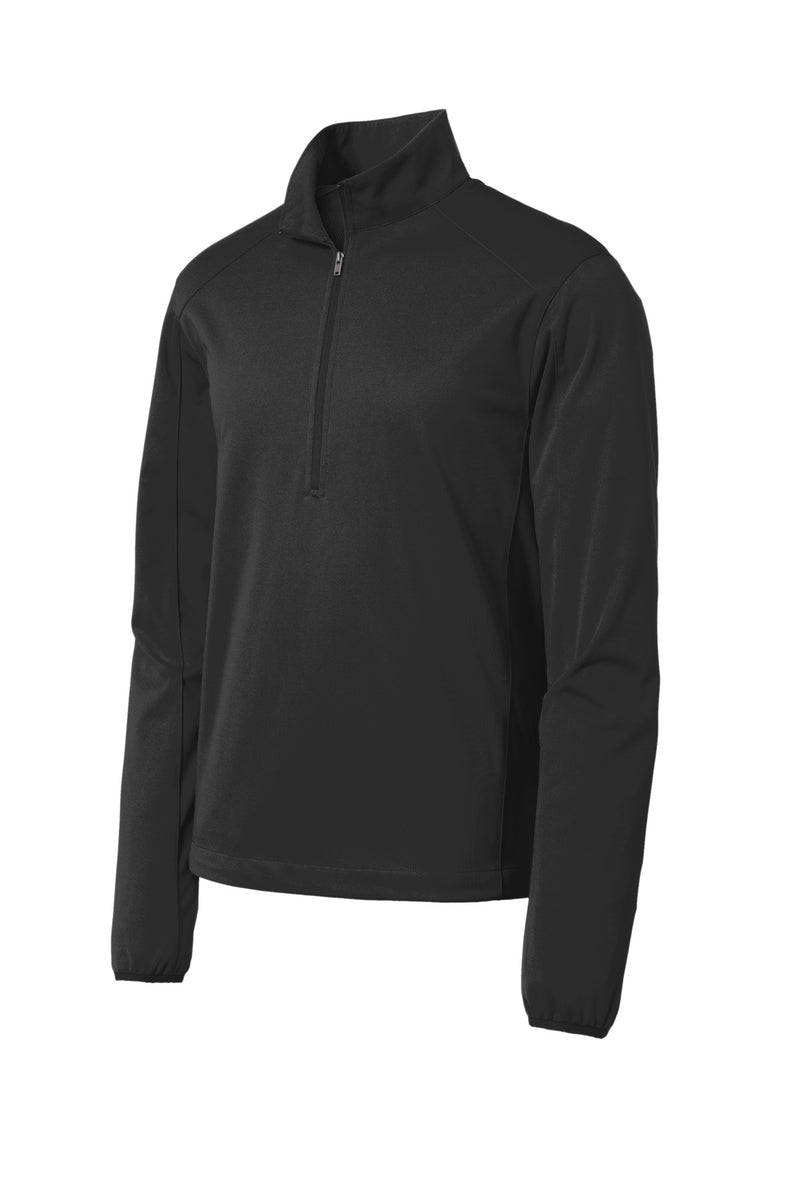 Port Authority Active 1/2-Zip Soft Shell Jacket - Deep Black