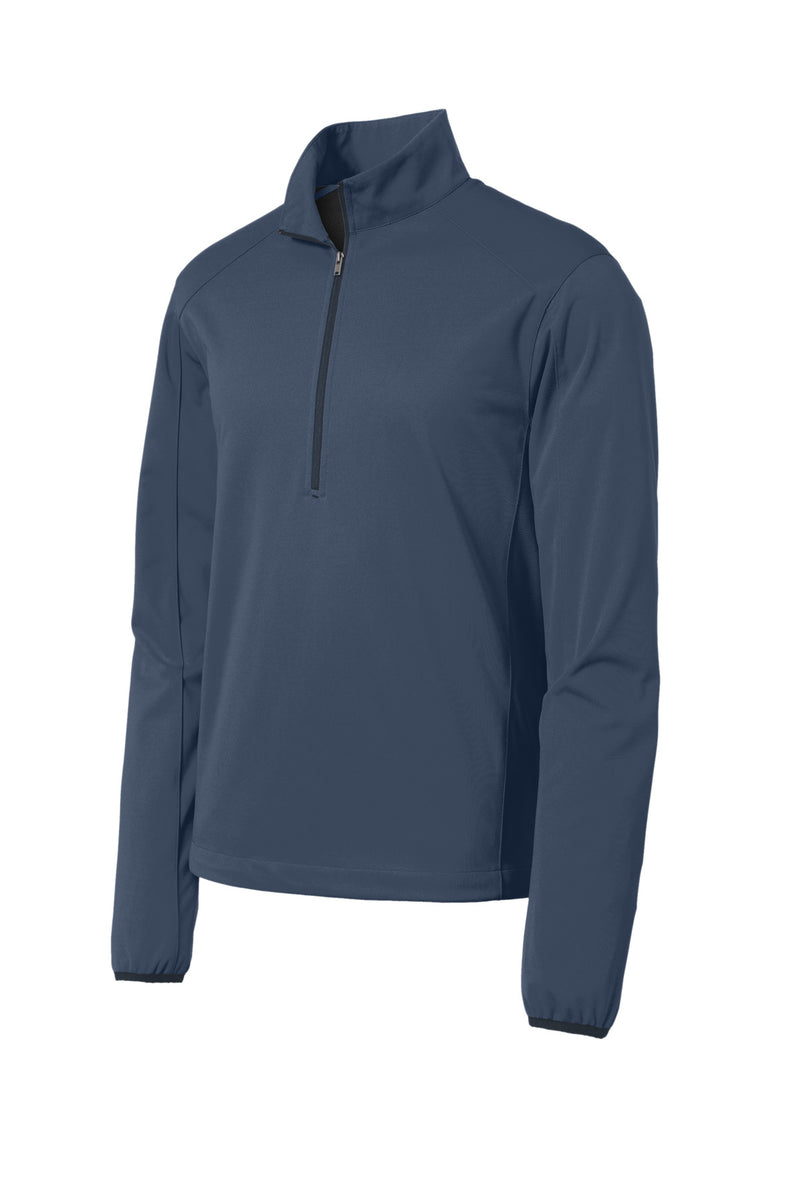 Port Authority Active 1/2-Zip Soft Shell Jacket - Dress Blue Navy