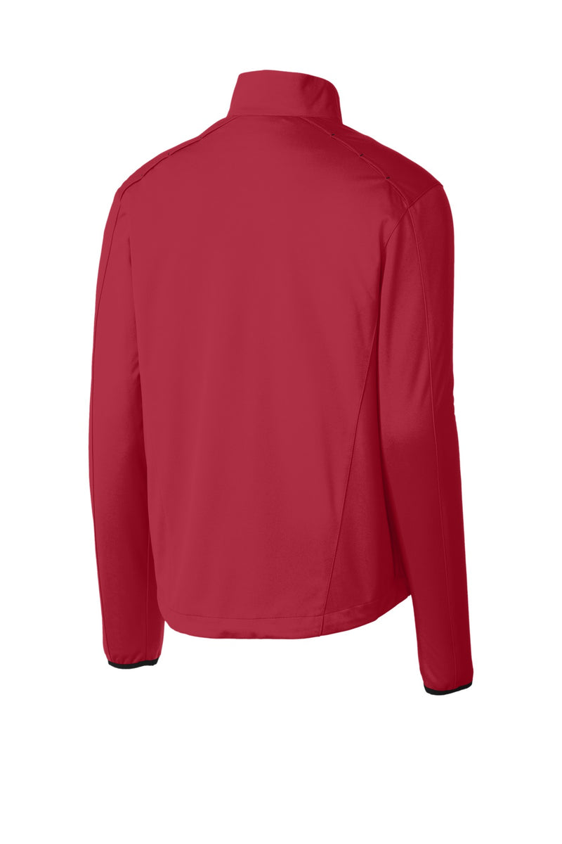 Port Authority Active 1/2-Zip Soft Shell Jacket - Rich Red