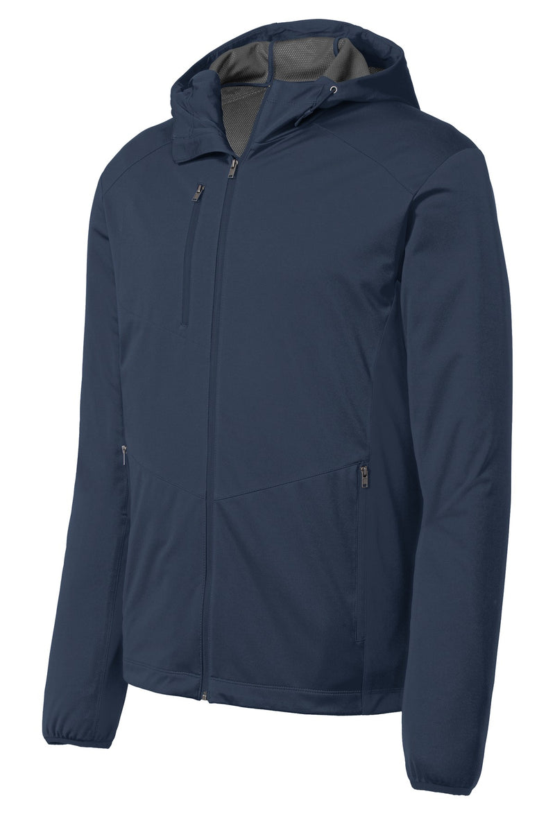 Port Authority Active Hooded Soft Shell Jacket - Dress Blue Navy
