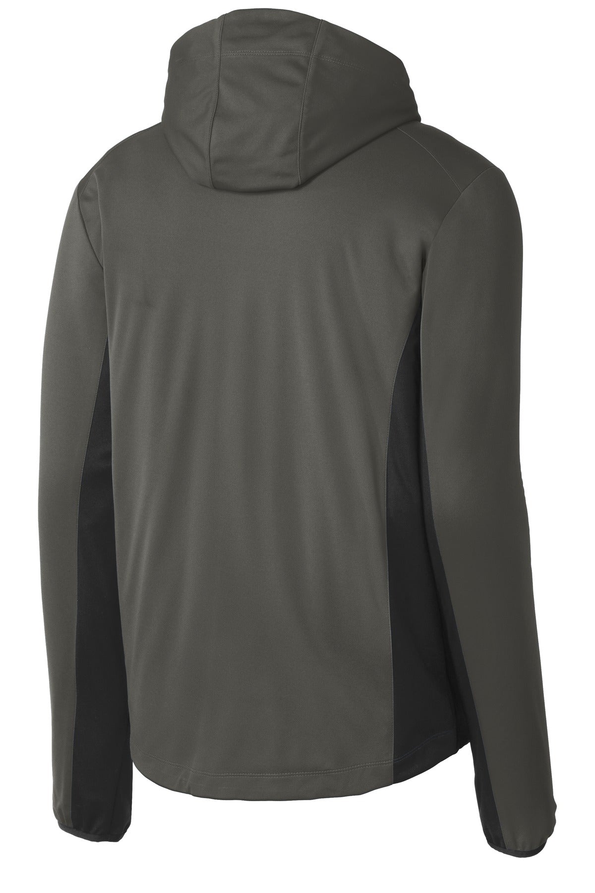 Port Authority Active Hooded Soft Shell Jacket - Grey Steel/ Deep Black