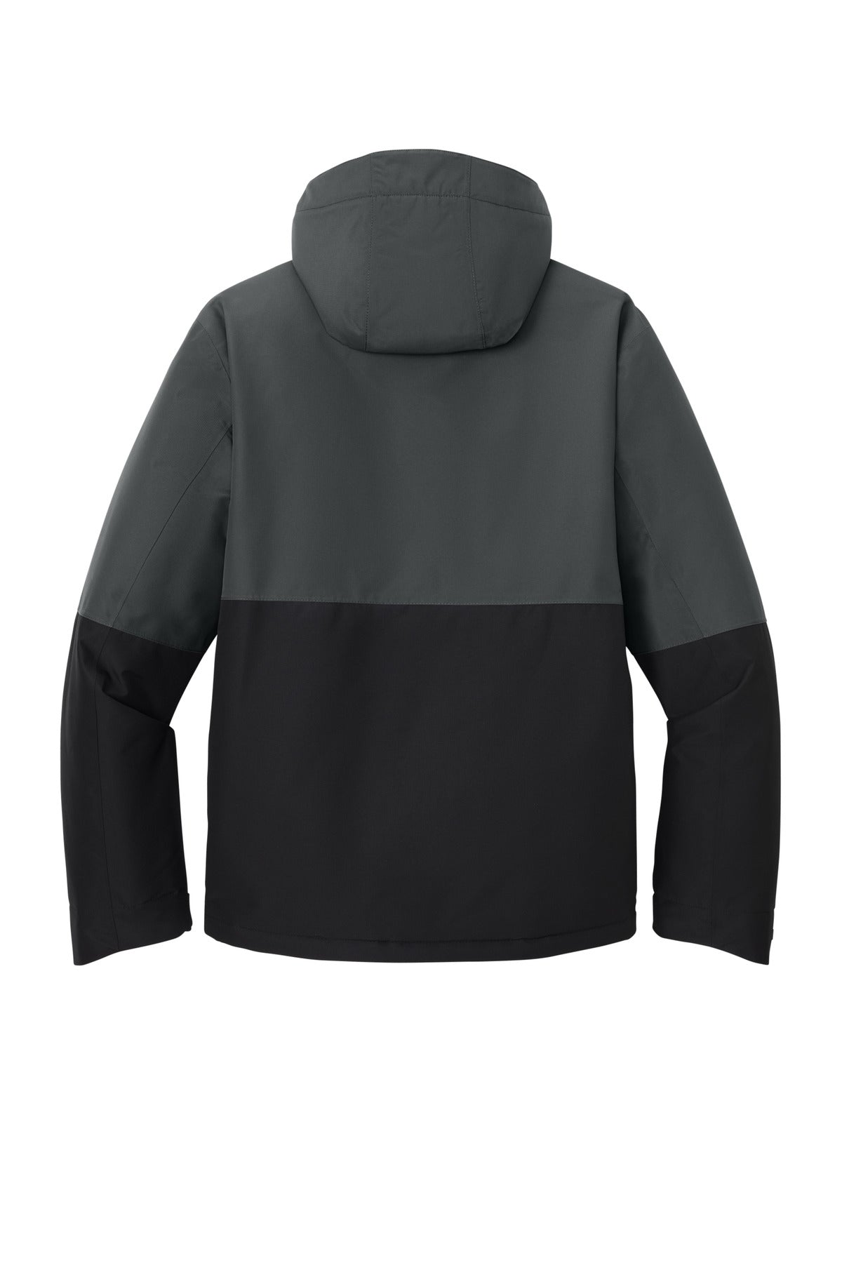 Port Authority Insulated Heavy Ripstop Jacket - Grey Steel/ Deep Black