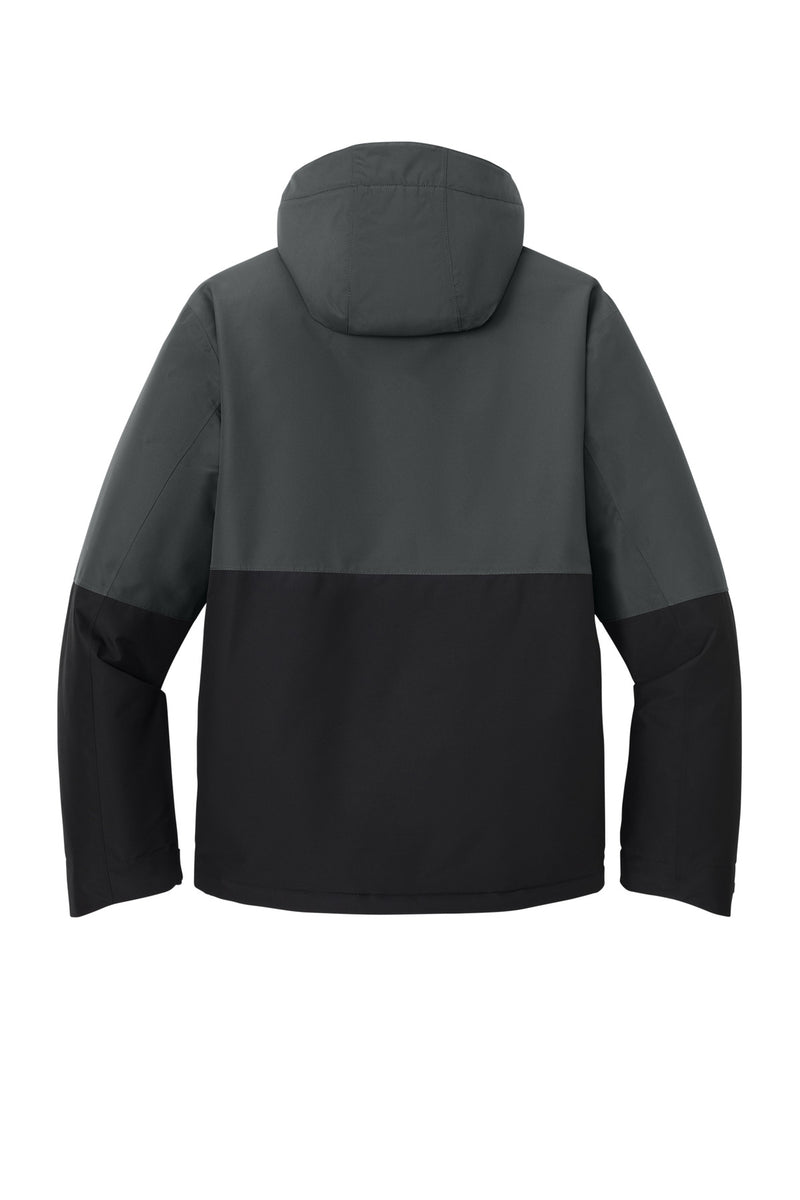 Port Authority Insulated Heavy Ripstop Jacket - Grey Steel/ Deep Black