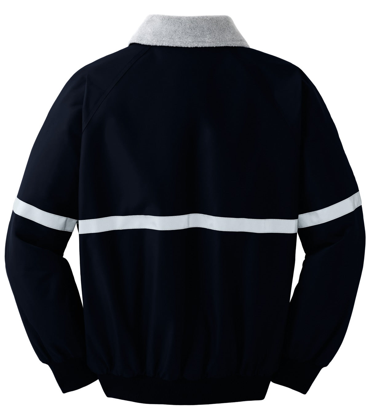 Port Authority Challenger Jacket with Reflective Taping - True Navy/ Grey Heather/ Reflective