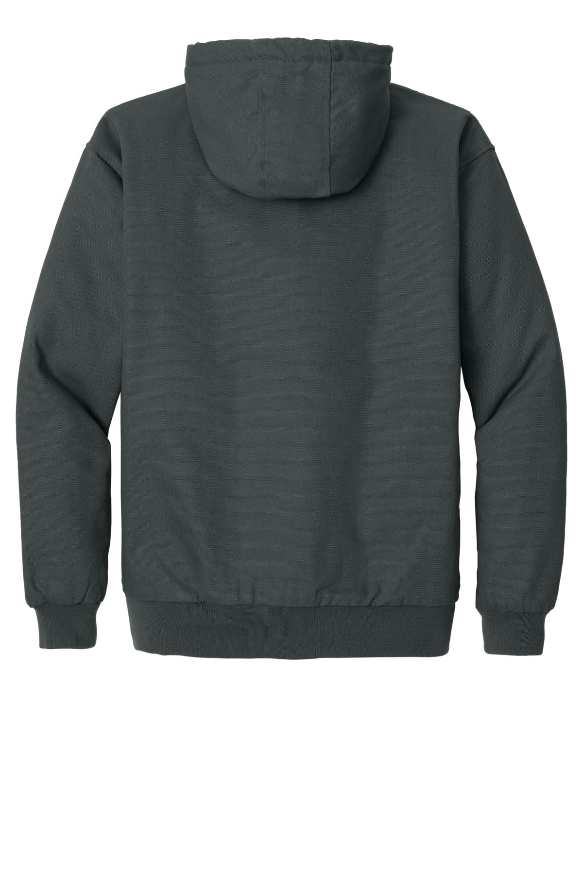 CornerStone - Duck Cloth Hooded Work Jacket - Charcoal