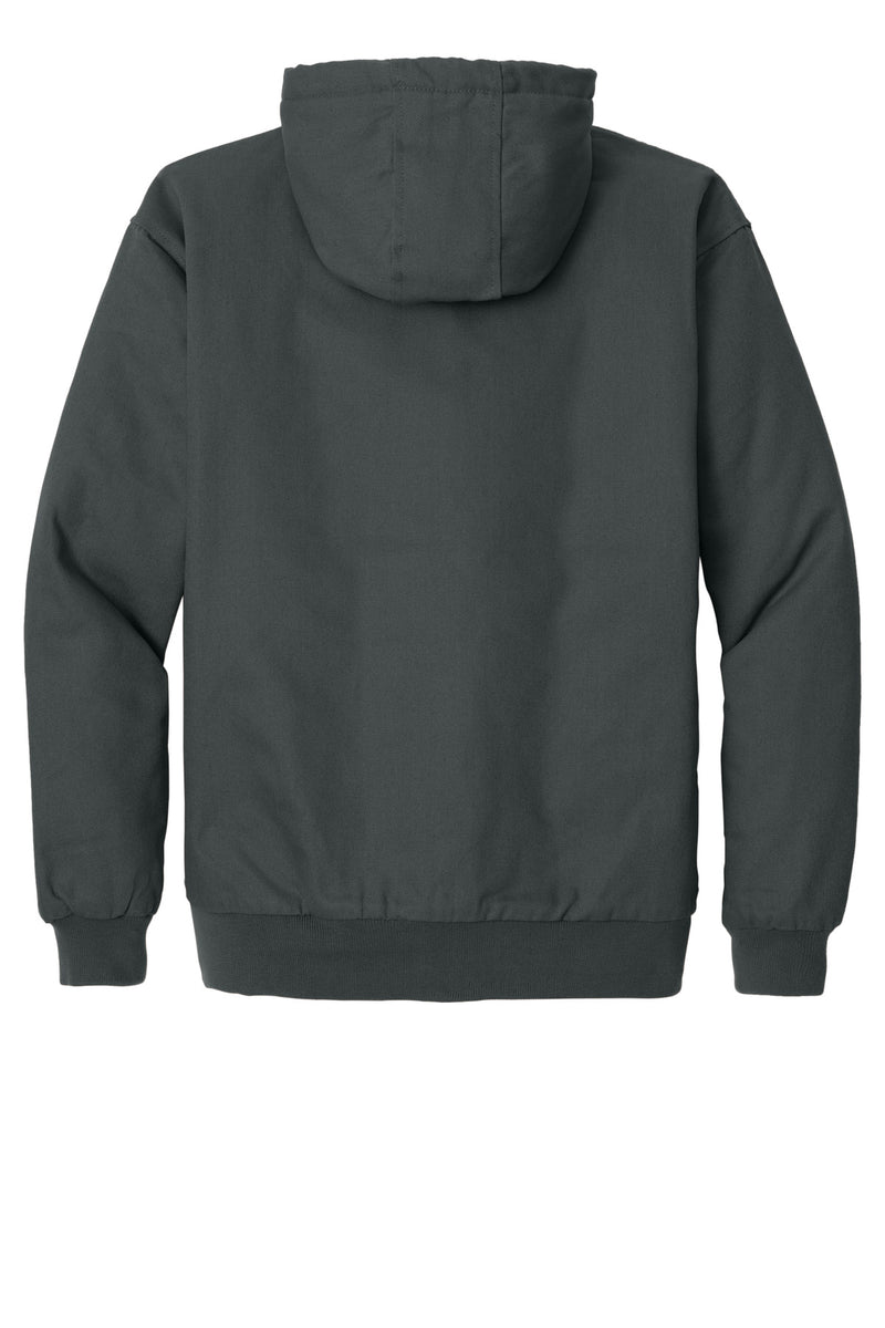 CornerStone - Duck Cloth Hooded Work Jacket - Charcoal