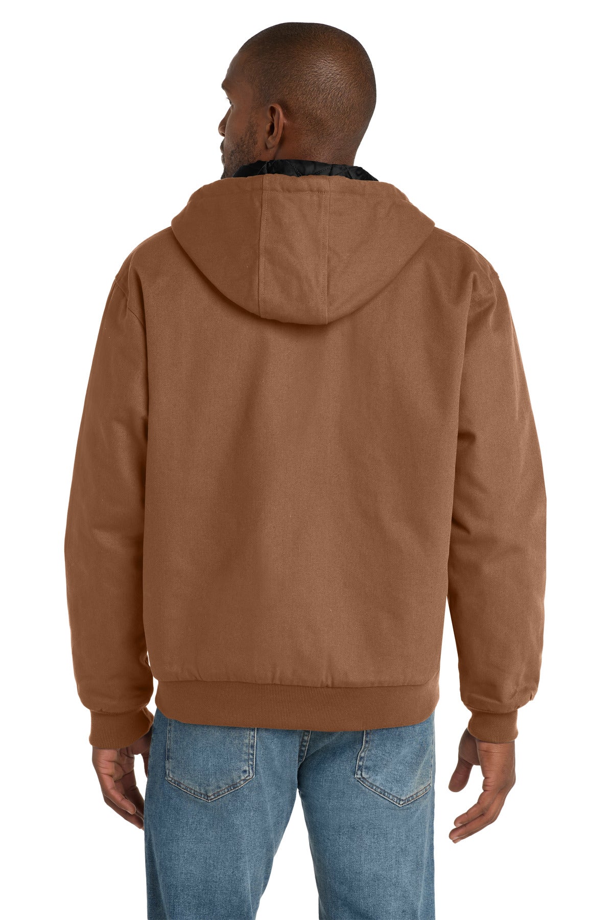CornerStone - Duck Cloth Hooded Work Jacket - Duck Brown