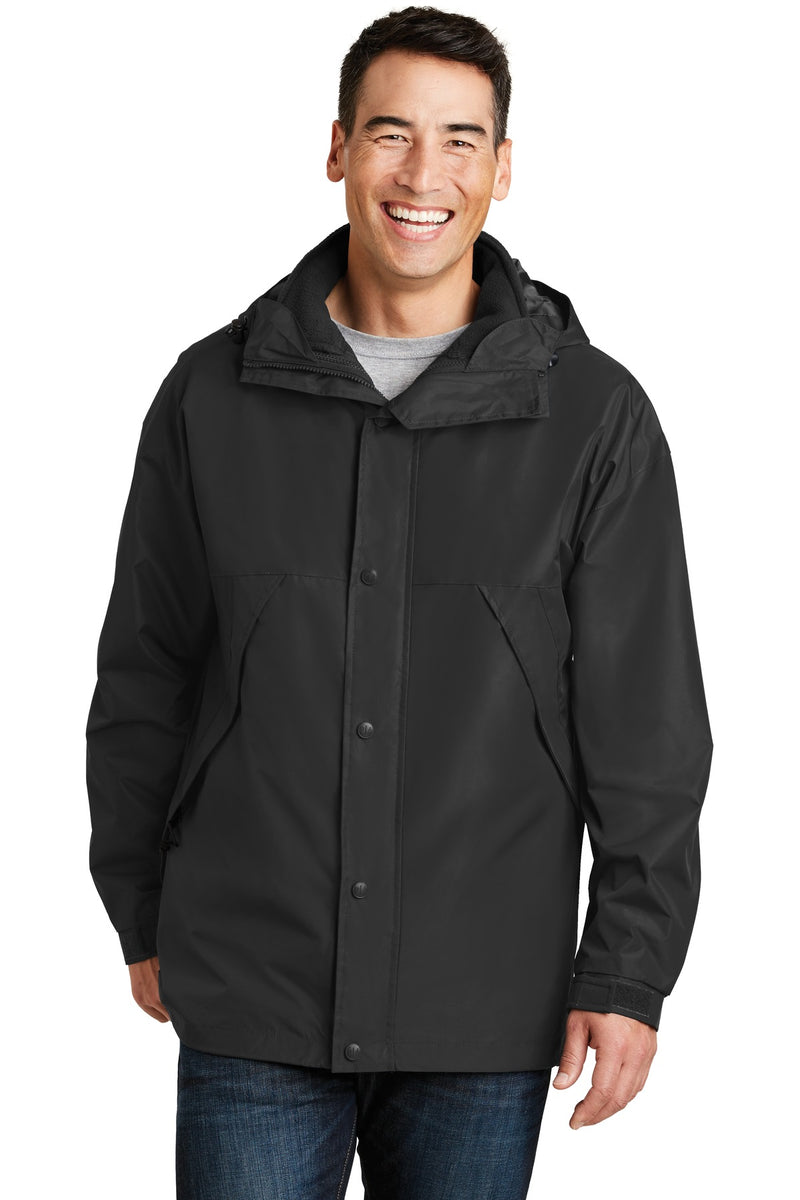 Port Authority 3-in-1 Jacket - Black/ Black