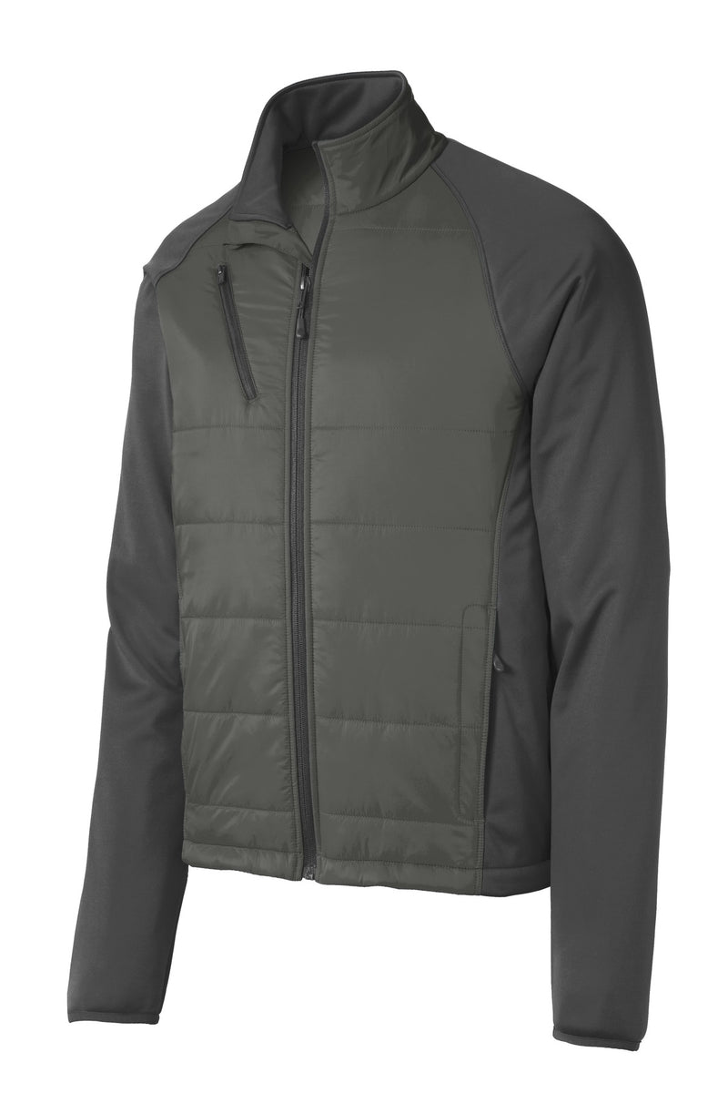 Port Authority Hybrid Soft Shell Jacket - Smoke Grey/ Grey Steel