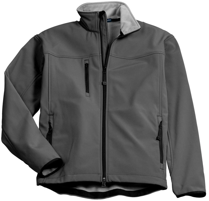 Port Authority Glacier Soft Shell Jacket - Smoke Grey/ Chrome