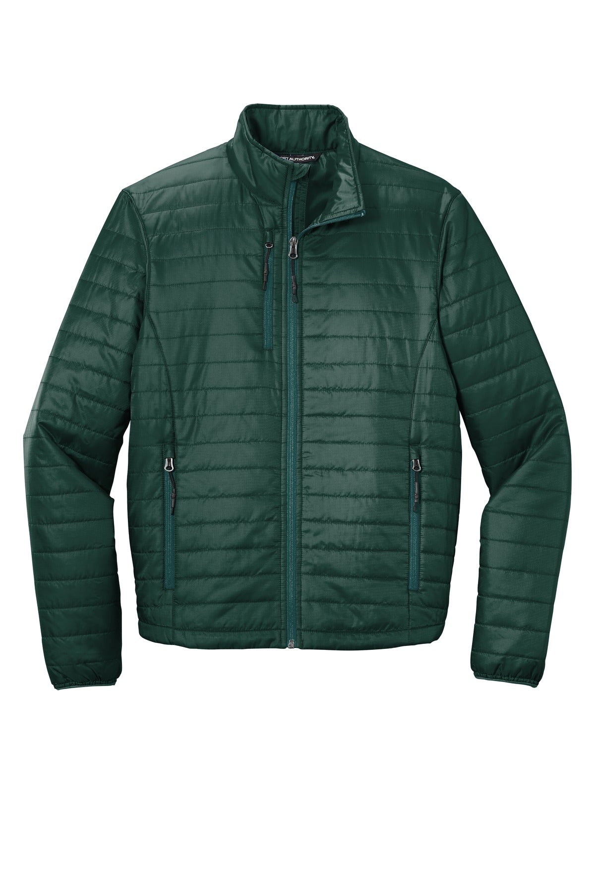 Port Authority  Packable Puffy Jacket - Tree Green/ Marine Green