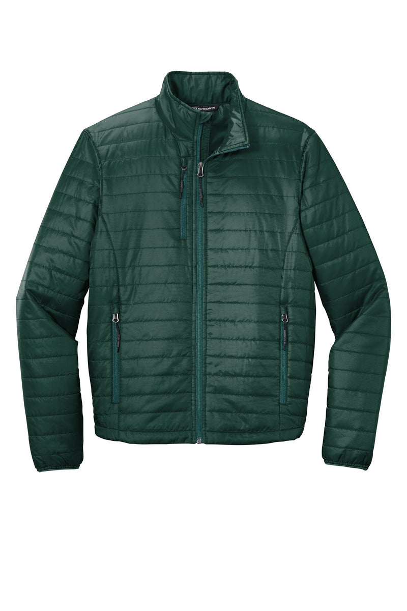 Port Authority  Packable Puffy Jacket - Tree Green/ Marine Green