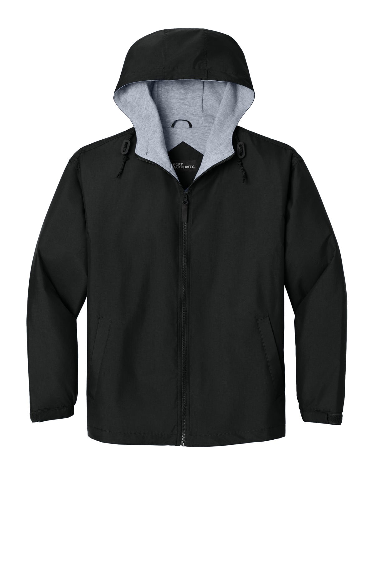 Port Authority Team Jacket - Black/ Light Oxford