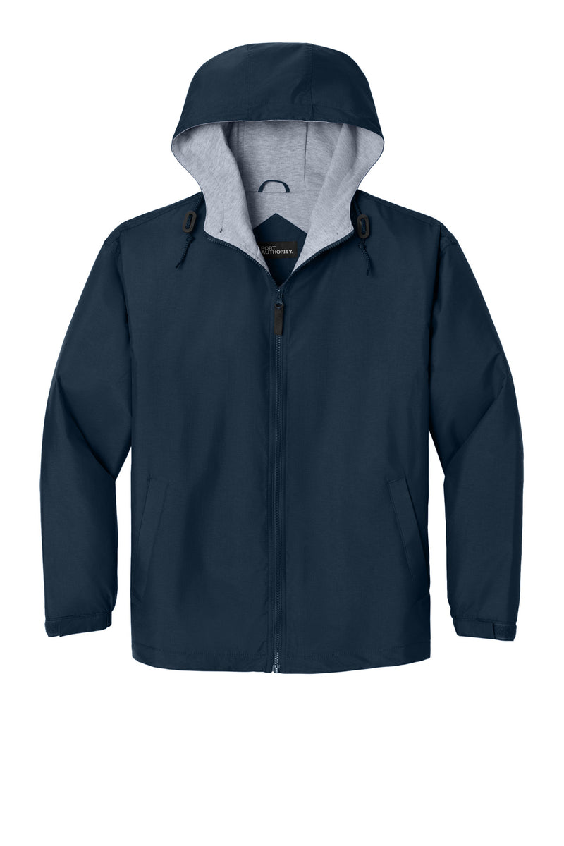 Port Authority Team Jacket - Bright Navy/ Light Oxford
