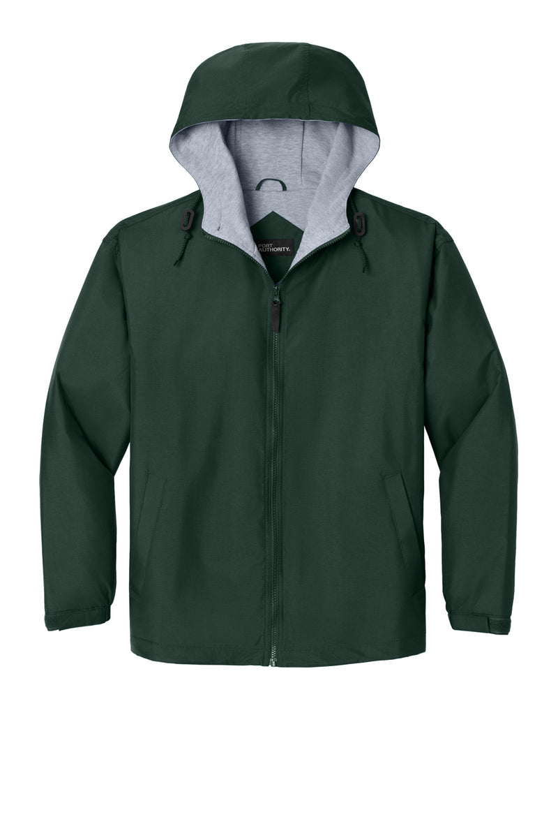 Port Authority Team Jacket - Hunter/ Light Oxford