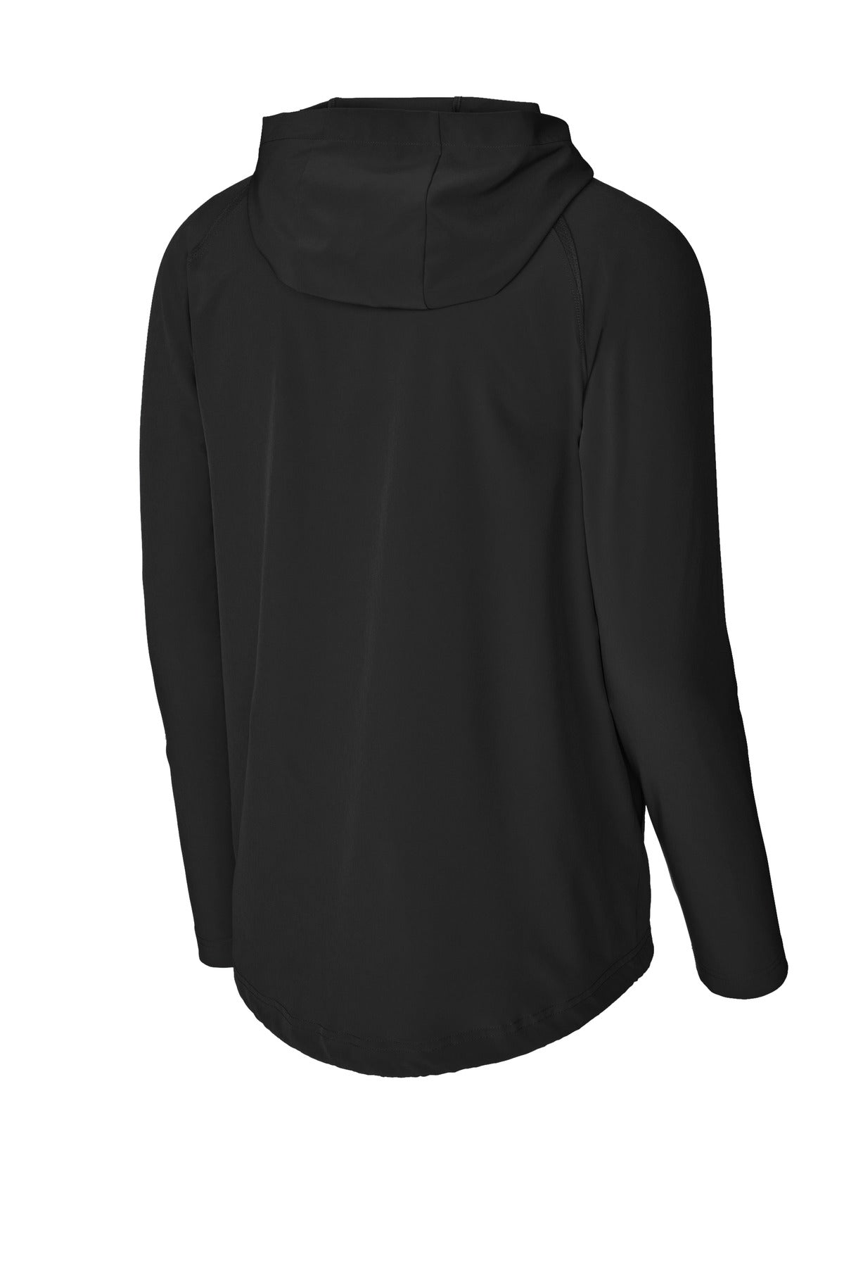 Sport-Tek Repeat 1/2-Zip Long Sleeve Hooded Jacket - Black