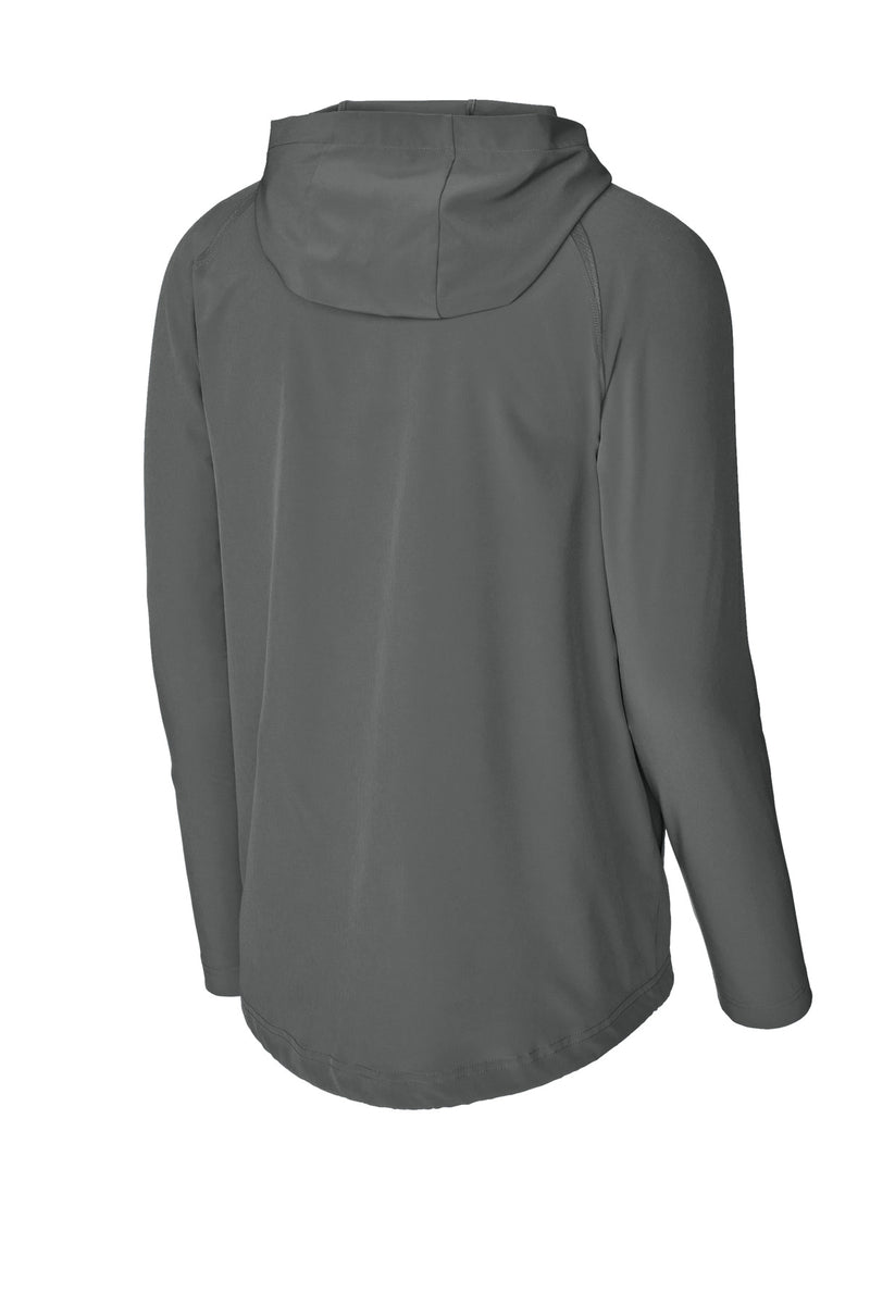Sport-Tek Repeat 1/2-Zip Long Sleeve Hooded Jacket - Iron Grey
