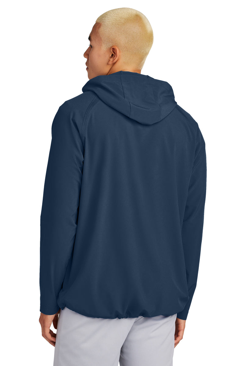 Sport-Tek Repeat 1/2-Zip Long Sleeve Hooded Jacket - True Navy