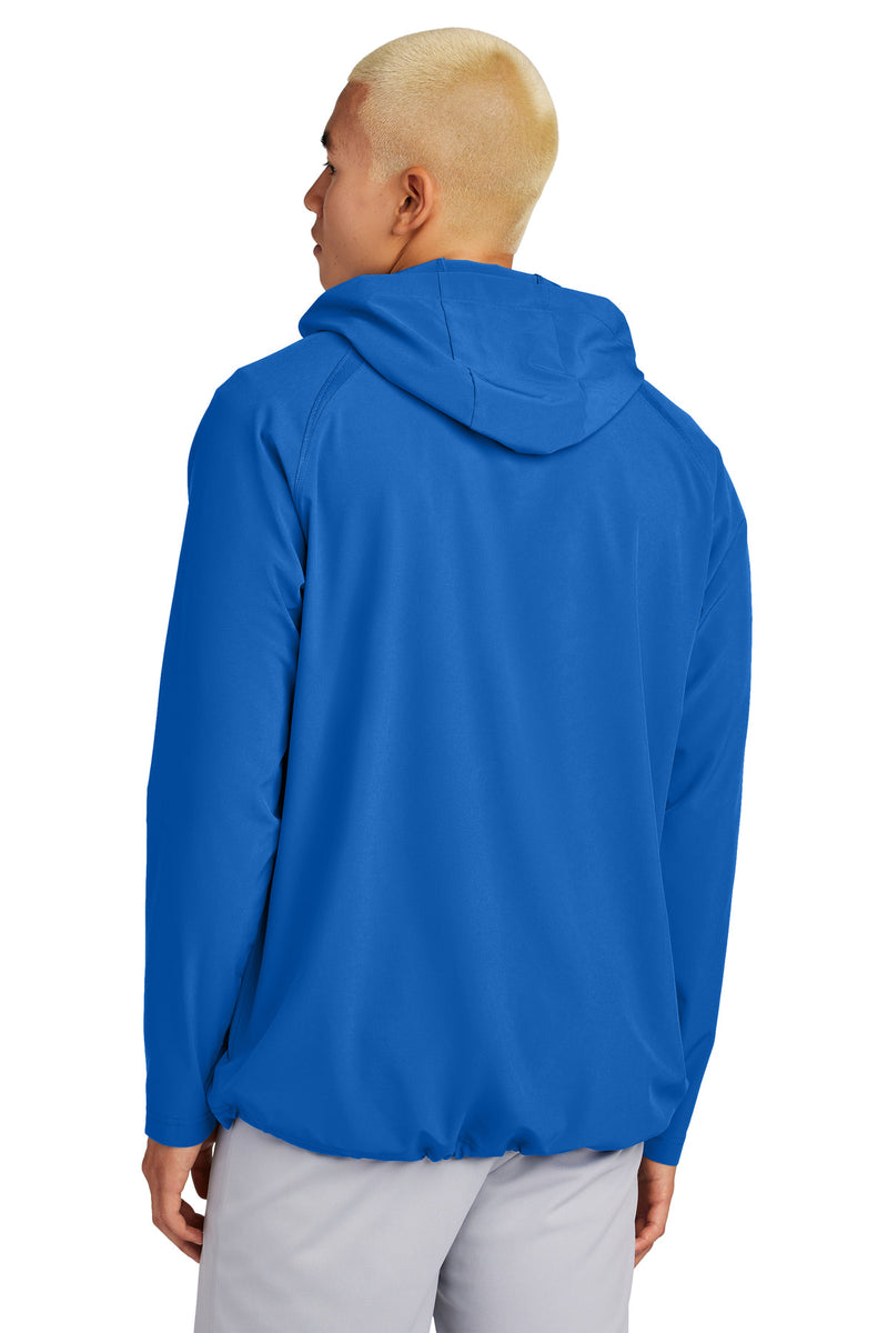Sport-Tek Repeat 1/2-Zip Long Sleeve Hooded Jacket - True Royal