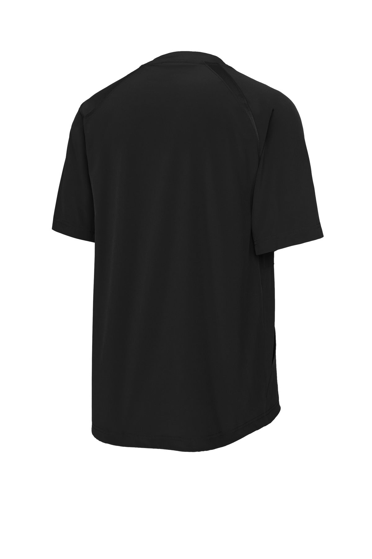 Sport-Tek Repeat 1/2-Zip Short Sleeve Jacket - Black