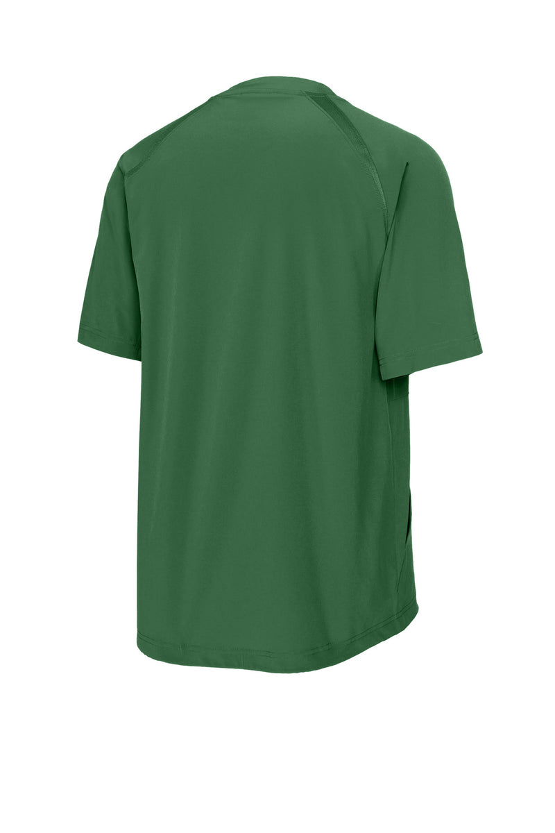 Sport-Tek Repeat 1/2-Zip Short Sleeve Jacket - Forest Green