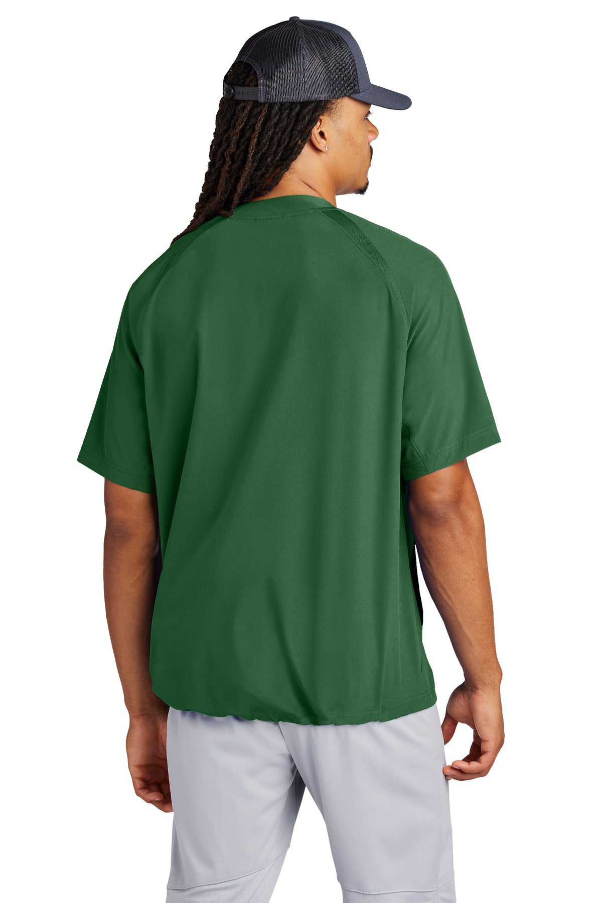 Sport-Tek Repeat 1/2-Zip Short Sleeve Jacket - Forest Green