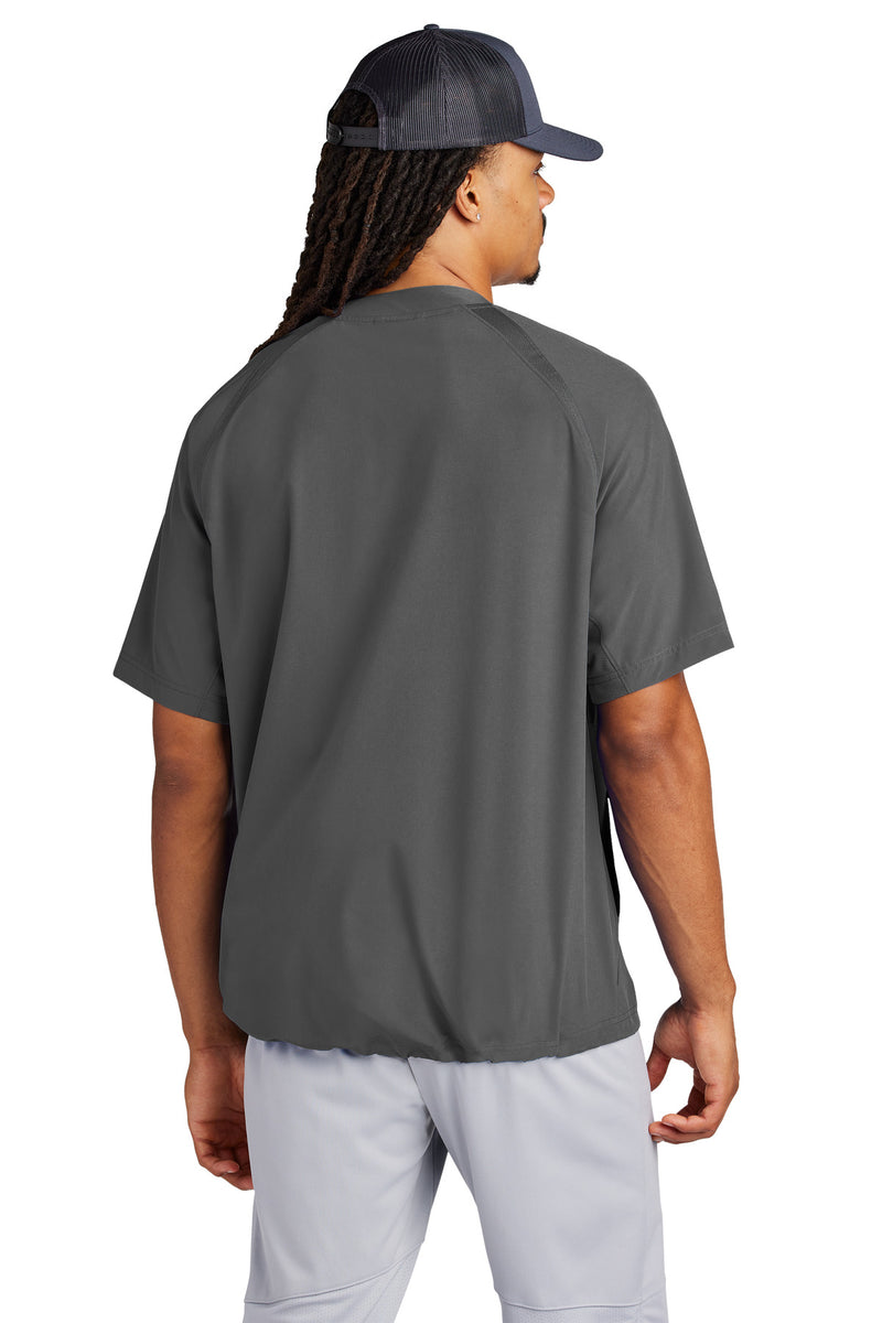 Sport-Tek Repeat 1/2-Zip Short Sleeve Jacket - Iron Grey