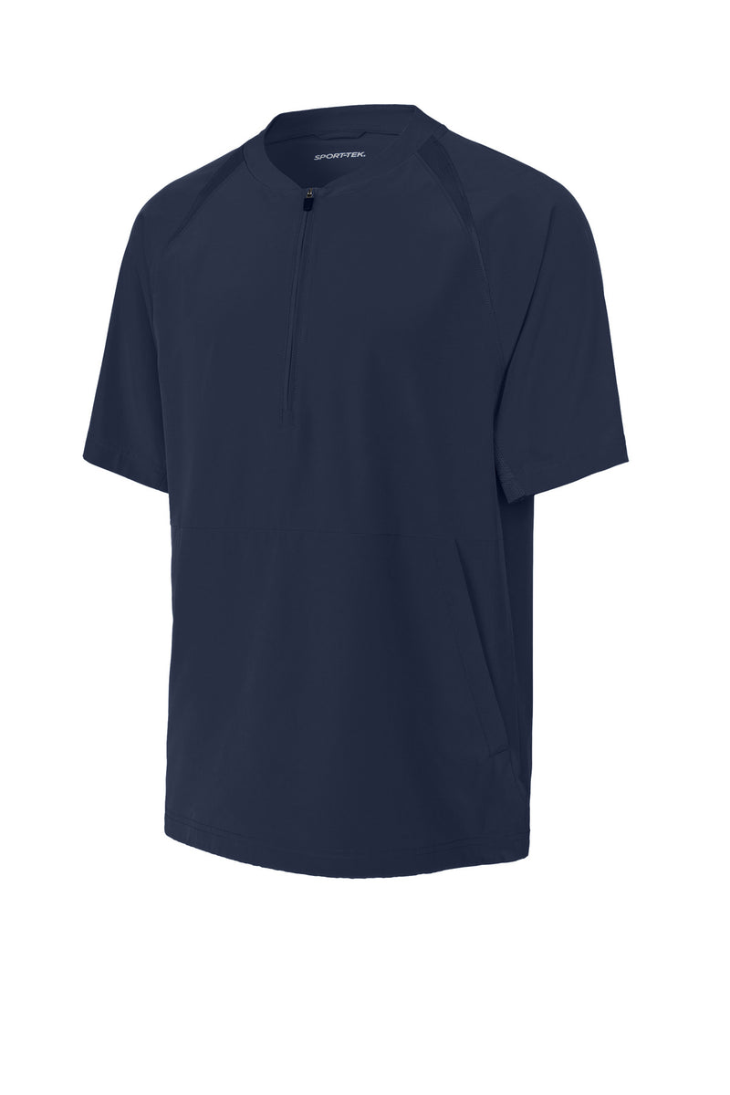 Sport-Tek Repeat 1/2-Zip Short Sleeve Jacket - True Navy