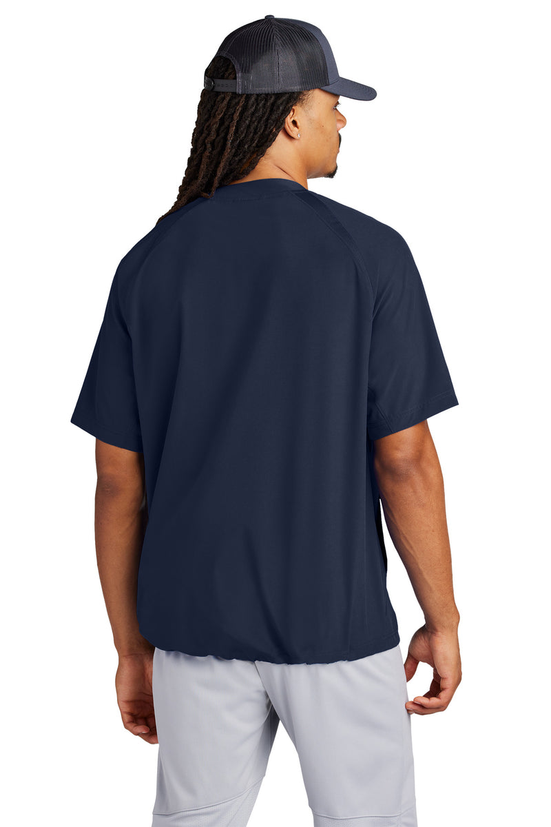 Sport-Tek Repeat 1/2-Zip Short Sleeve Jacket - True Navy