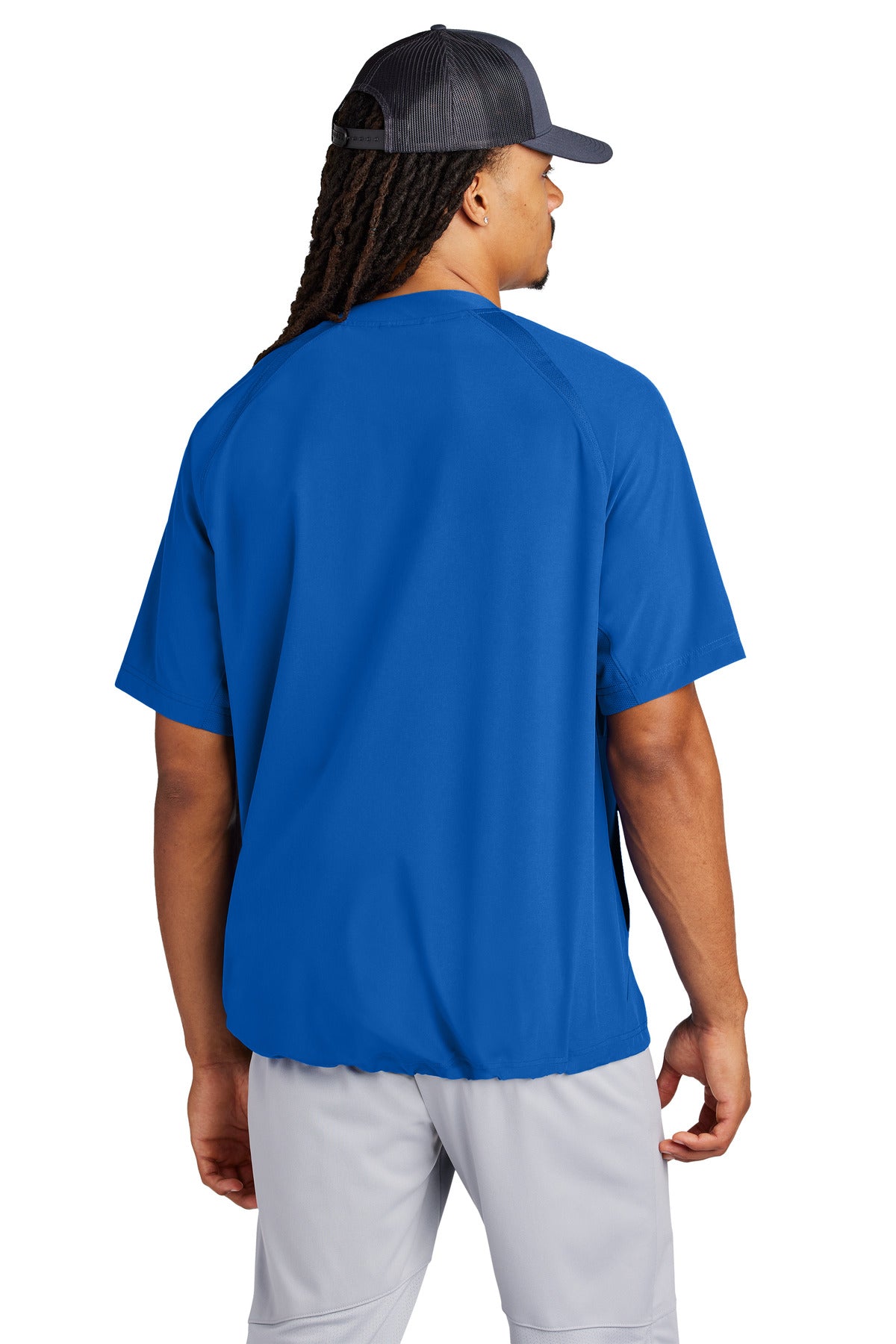 Sport-Tek Repeat 1/2-Zip Short Sleeve Jacket - True Royal