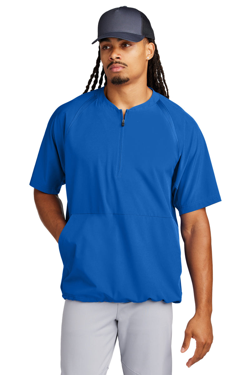 Sport-Tek Repeat 1/2-Zip Short Sleeve Jacket - True Royal