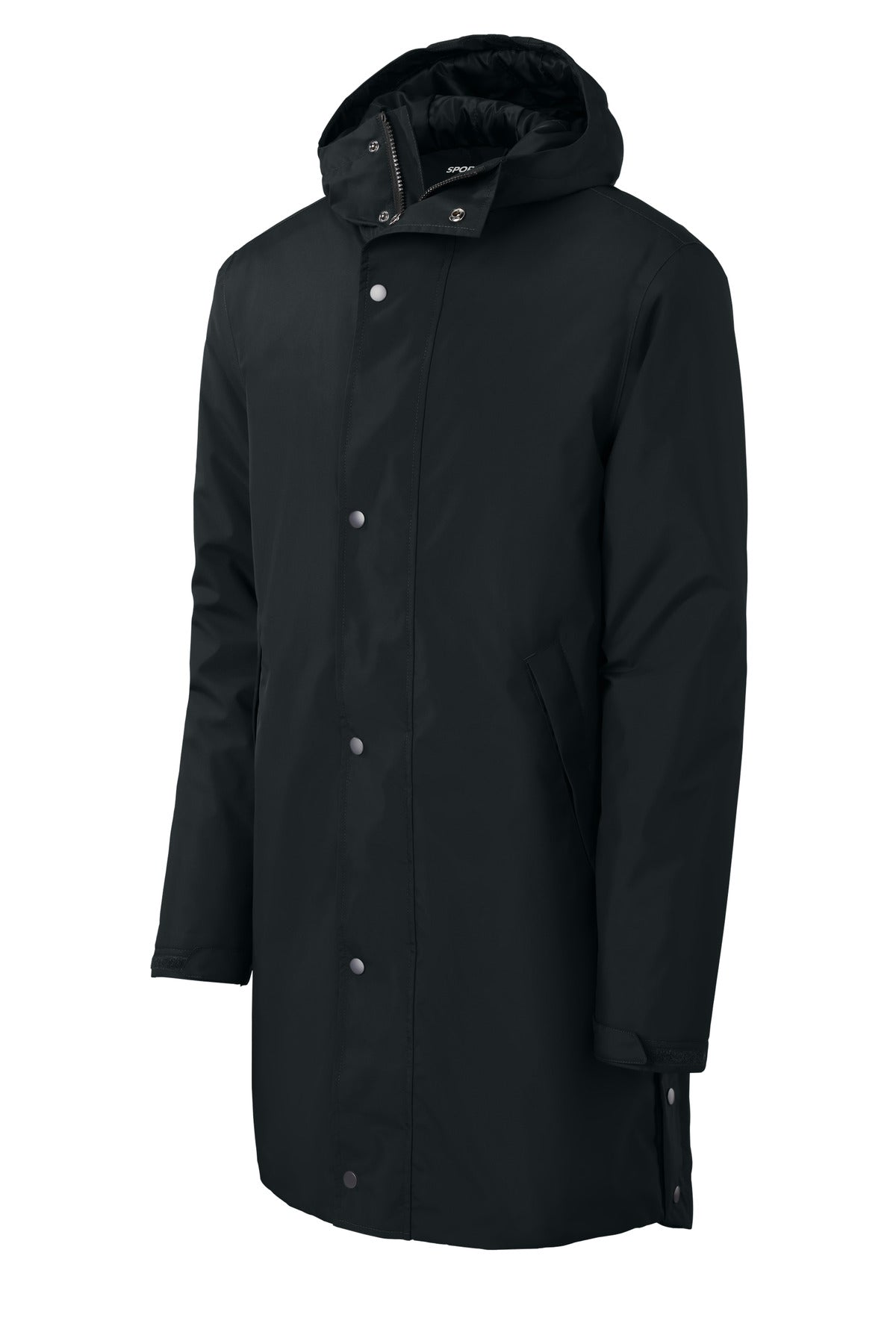 Sport-Tek Waterproof Insulated Sideline Parka - Black
