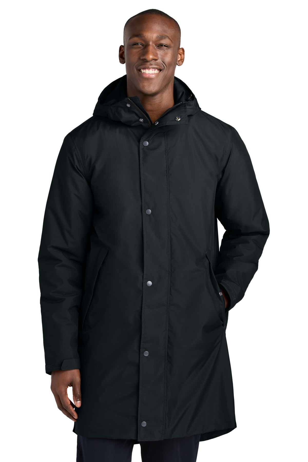 Sport-Tek Waterproof Insulated Sideline Parka - Black